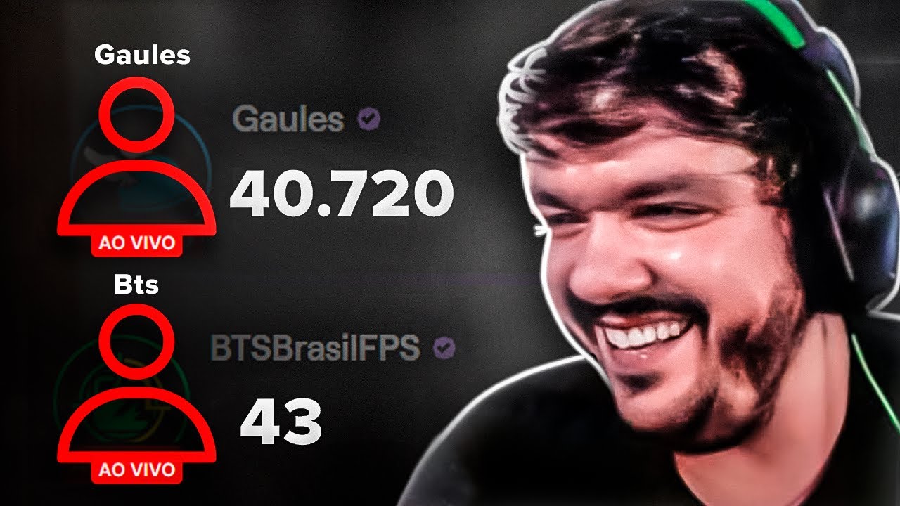 GAULES DANDO RISADA DA BTS COM SEUS VIEWERS KKKKKKKKKKKKK