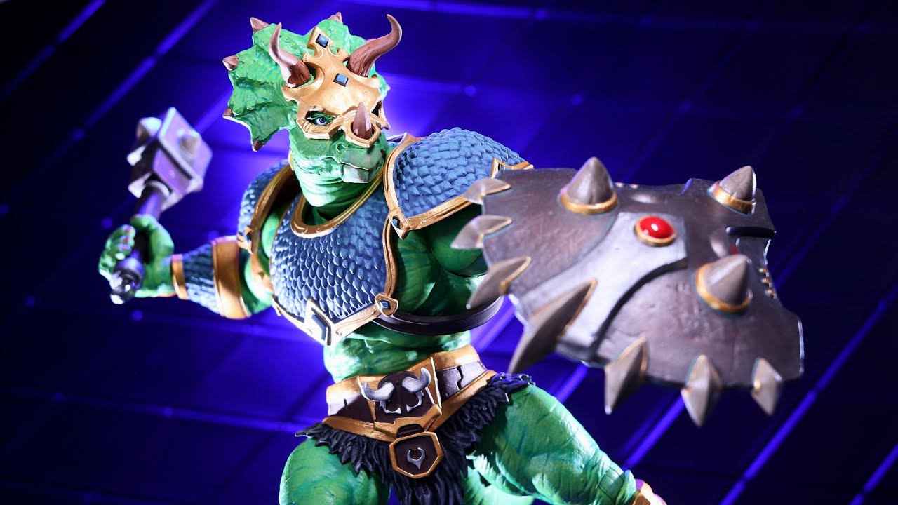 Armies of Ashmore Rydoor Review - Dinosaur Action Figure plus accessories and heads pack