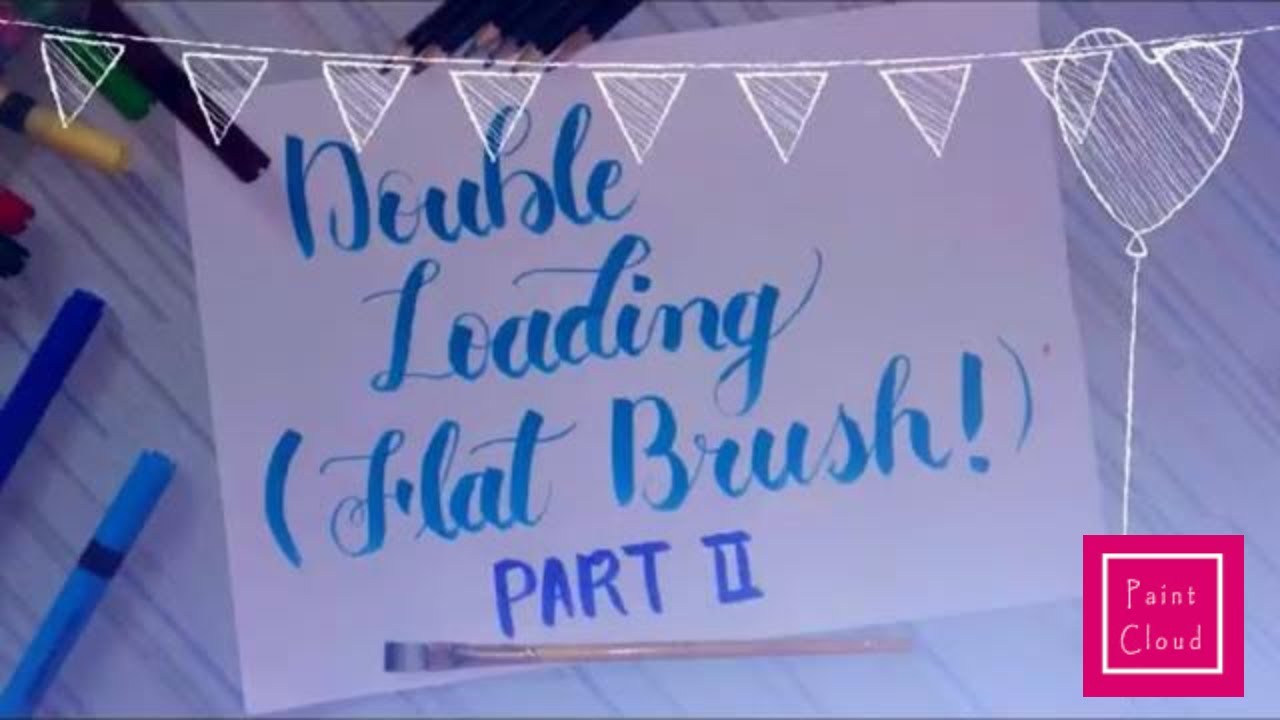 Double Loading Technique (Part 2/4 Flat brush) One Stroke Painting