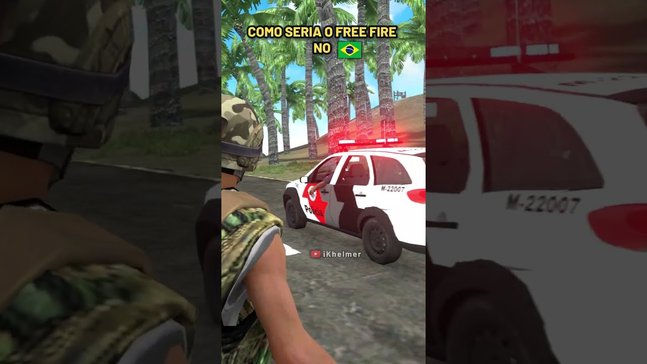 COMO SERIA O FREE FIRE NO BRASIL 🇧🇷 - FREE FIRE MEME TIKTOK