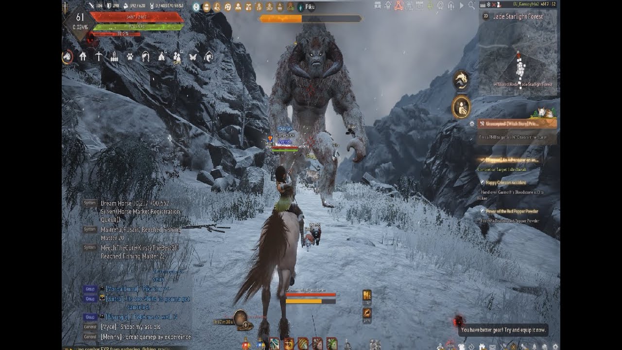 Black Desert Online -The Yeti Piku