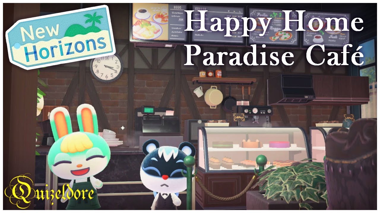 Designing a Café! | Happy Home Paradise DLC | ACNH Speed Build