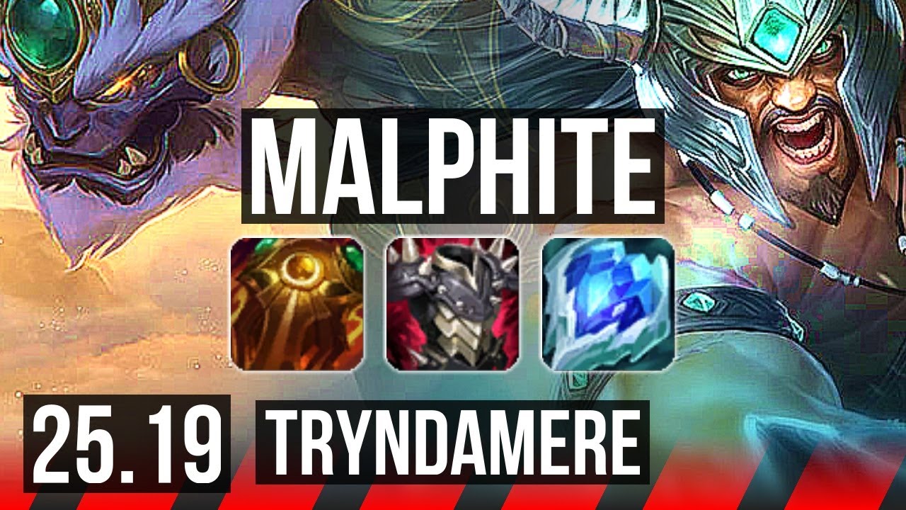 MALPHITE vs TRYNDAMERE (TOP) | 8/2/8 | KR Master | 25.19