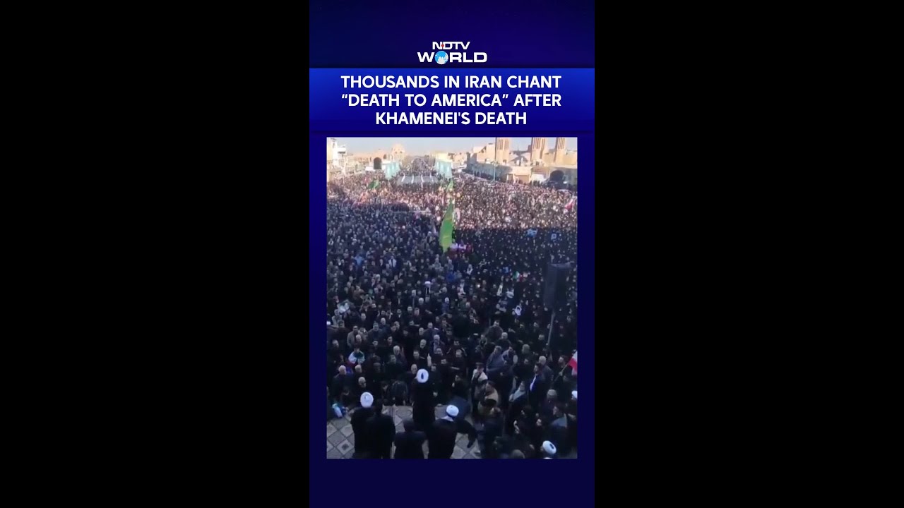 Thousands In Iran Chant &ldquo;Death To America&rdquo; After Khamenei's Death