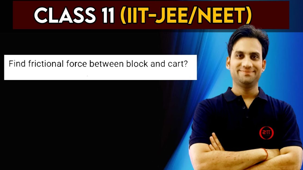 Find frictional force between block and cart?