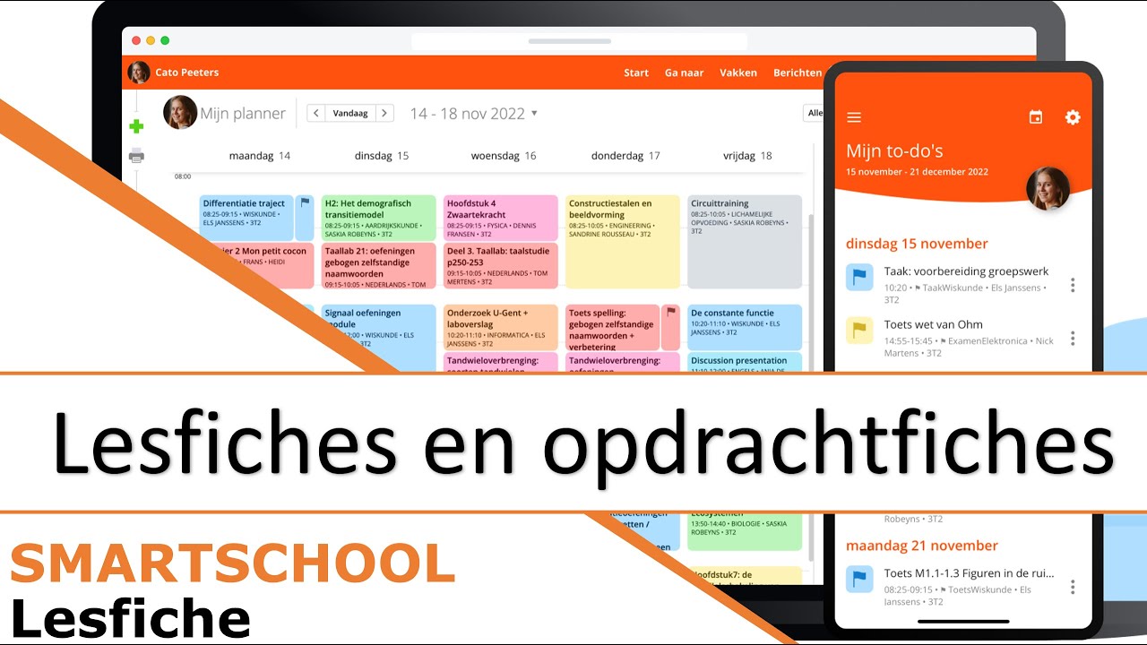 Smartschool - Lesfiche - Lesfiches en opdrachtfiches
