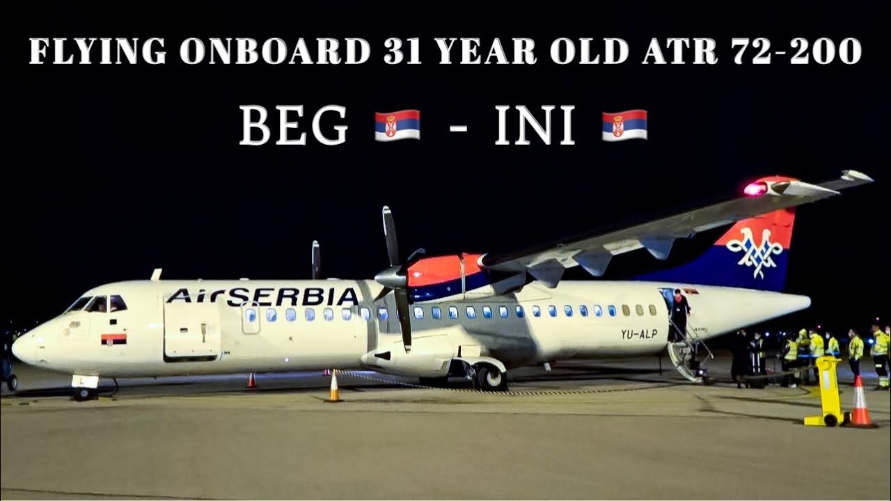 [4K] TRIP REPORT | First Air Serbia Domestic Route (Belgrade-Nis) | ATR 72-202 |YU-ALP| (ECONOMY)
