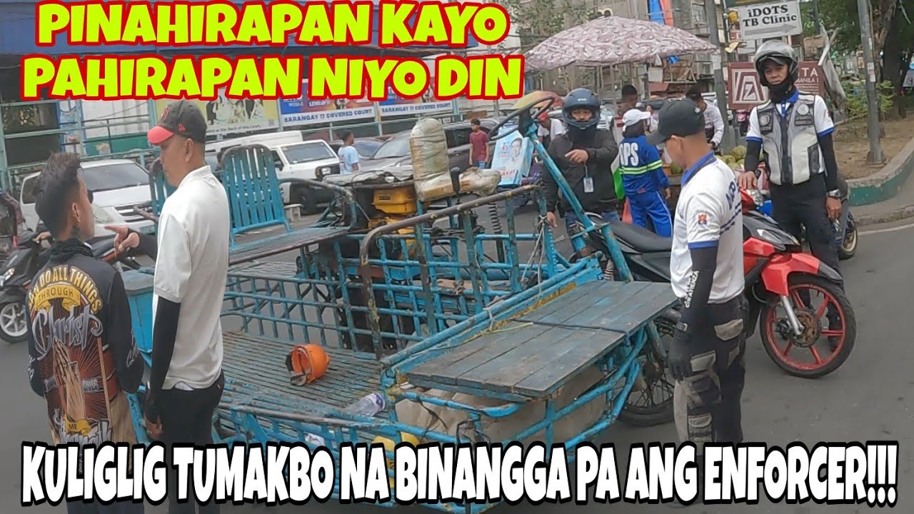 PINAHIRAPAN KAYO PAHIRAPAN NIYO DIN!!! KULIGLIG TUMAKBO NA BINANGGA PA ANG ENFORCER!!!