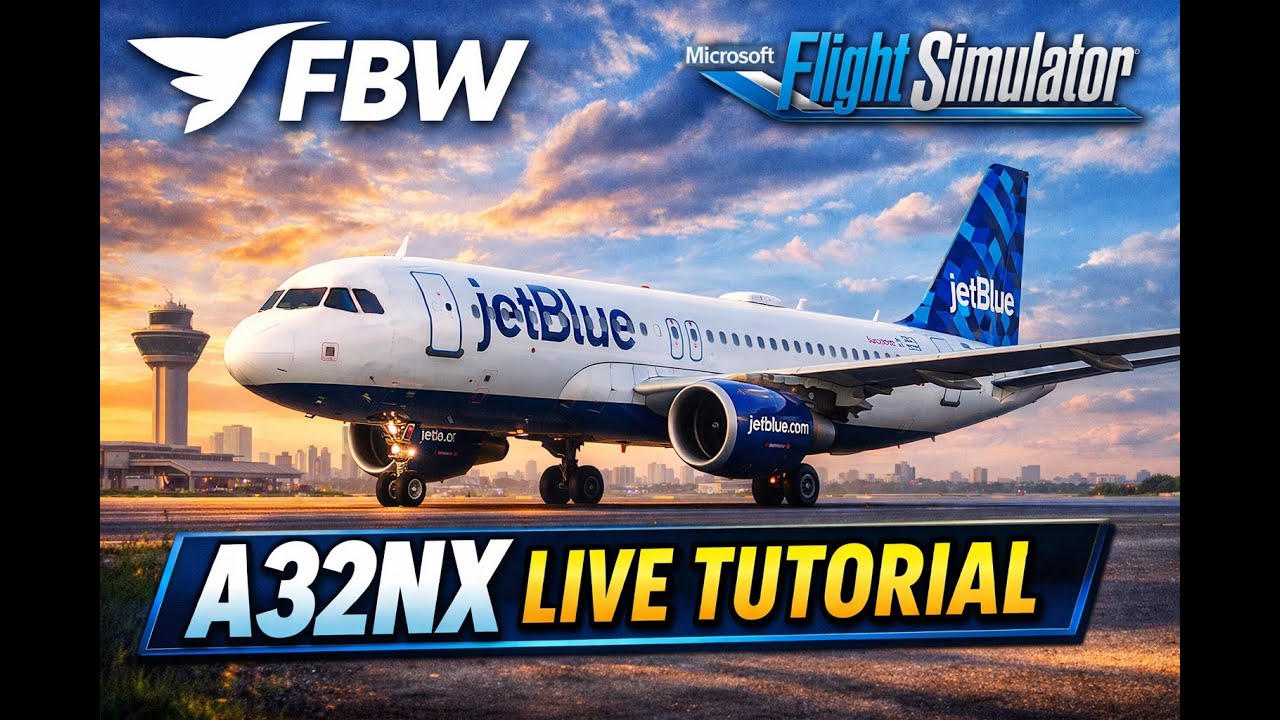 ✈️ FlyByWire A32NX Live Tutorial, 2026 Edition