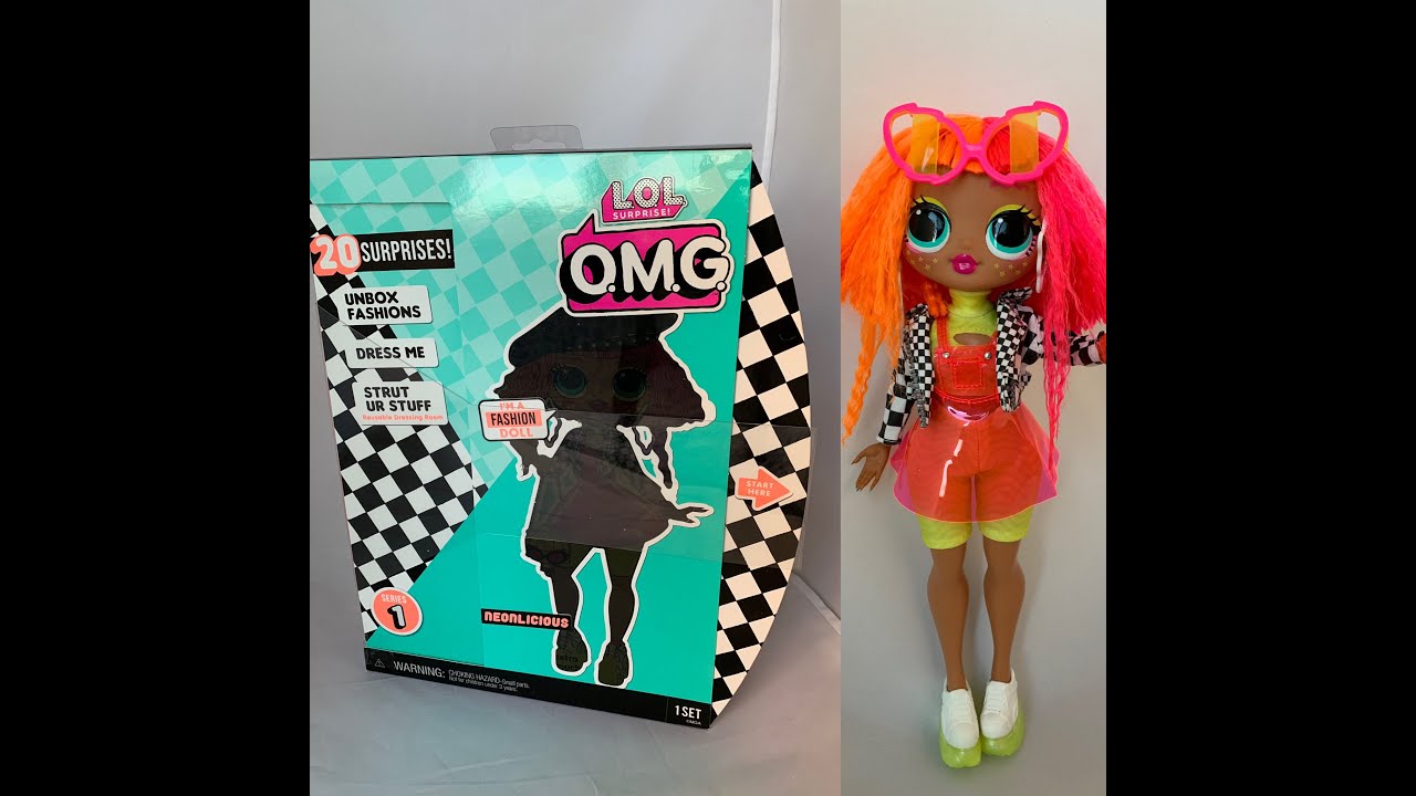 LOL OMG Neonlicious fashion doll unboxing review