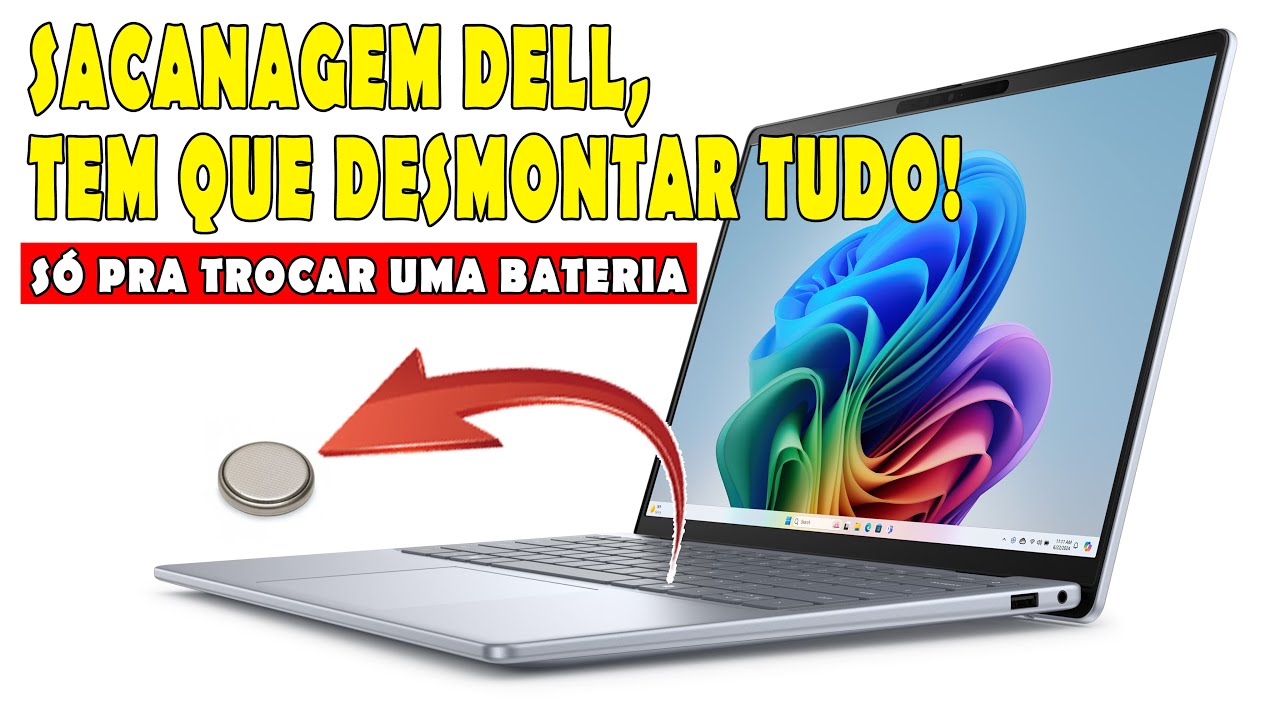 Trocar Bateria da BIOS de um DELL INSPIRON não é nada fácil