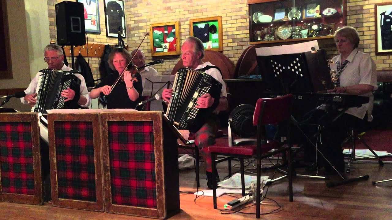 Iain MacPhail & His Scottish Dance Band at Peebles Box & Fiddle Club April 2015