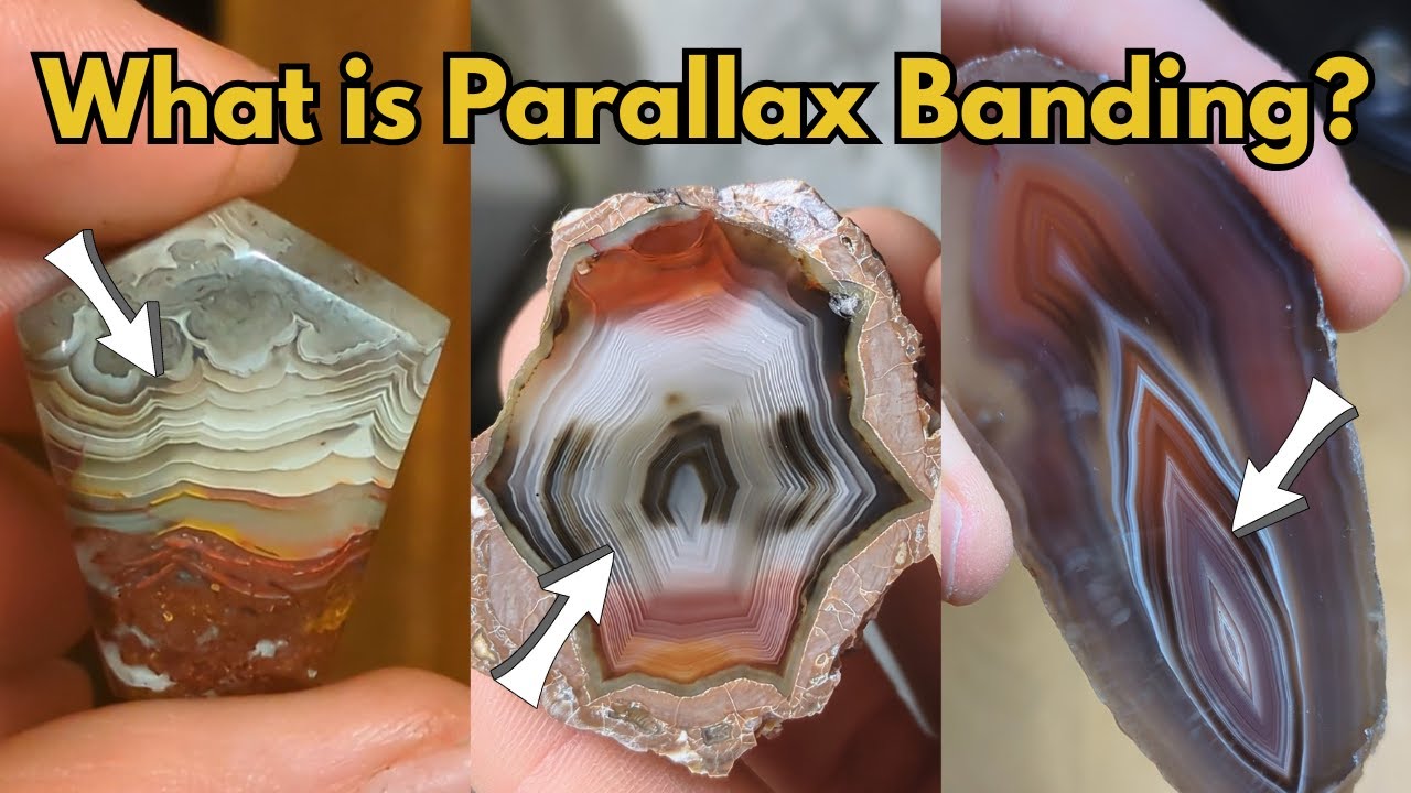 What is Parallax Banding in Agates? 👁️Optical Effect Explained