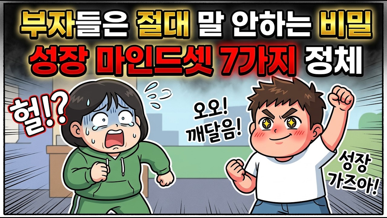 부자들은 절대 말 안 하는 비밀 | 성장 마인드셋 7가지 정체 공개