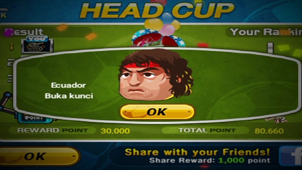 Cara Membuka Kunci Karakter Ekuador (Ecuador) di Head Soccer #2