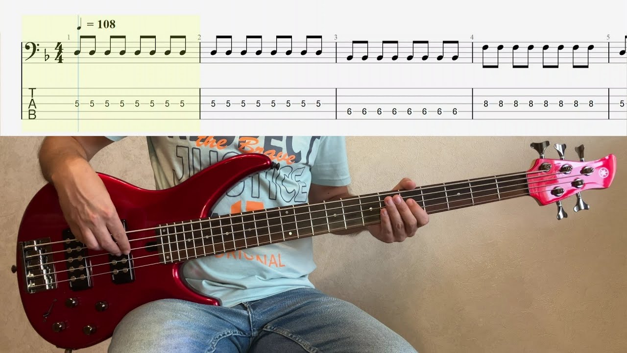 Animal ДжаZ - Три полоски (Bass cover & Tabs) #basstabs #bassplayer #basscover #bassguitar