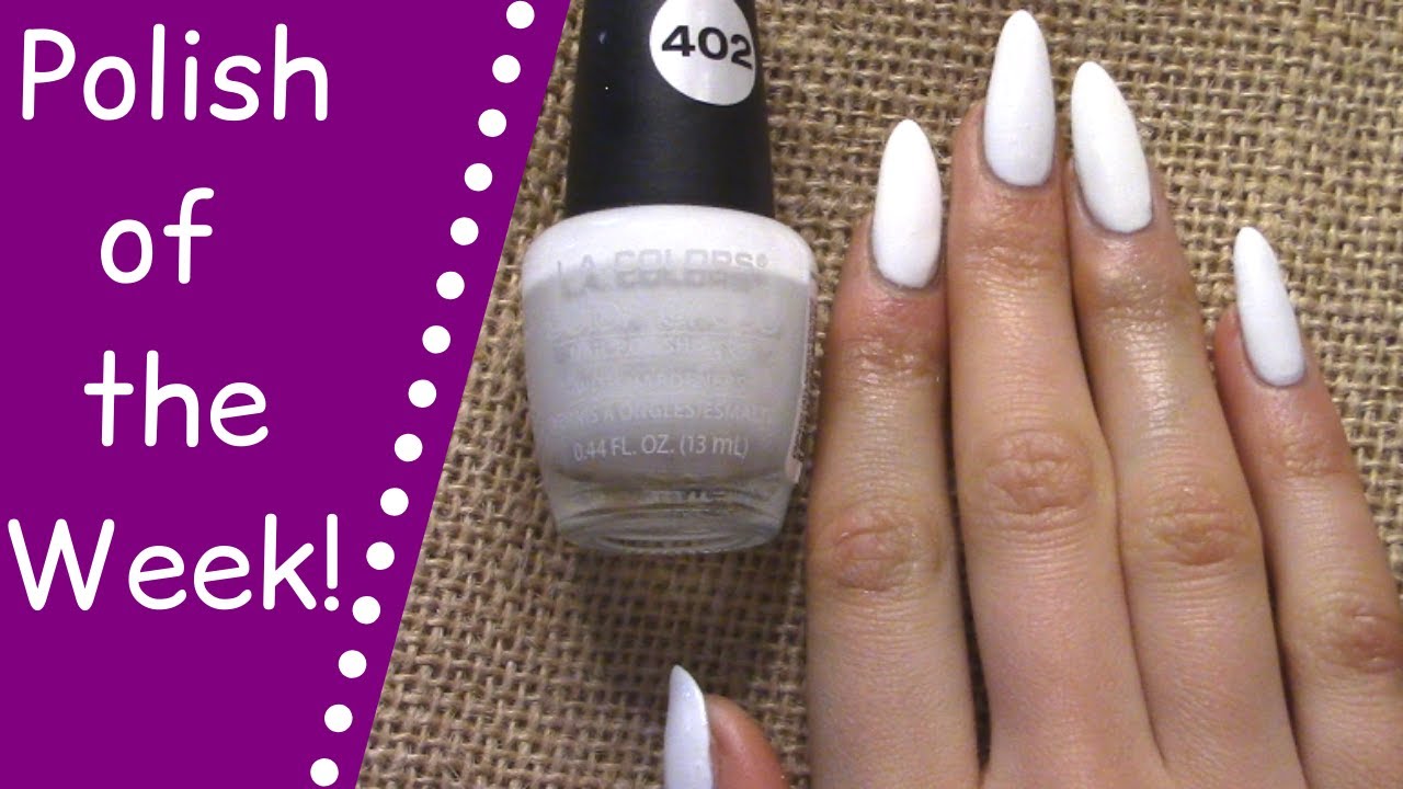 👑Polish Of The Week!~ L.A. COLORS Energy Source | LA Colors Nail Polish Color Craze Swatch