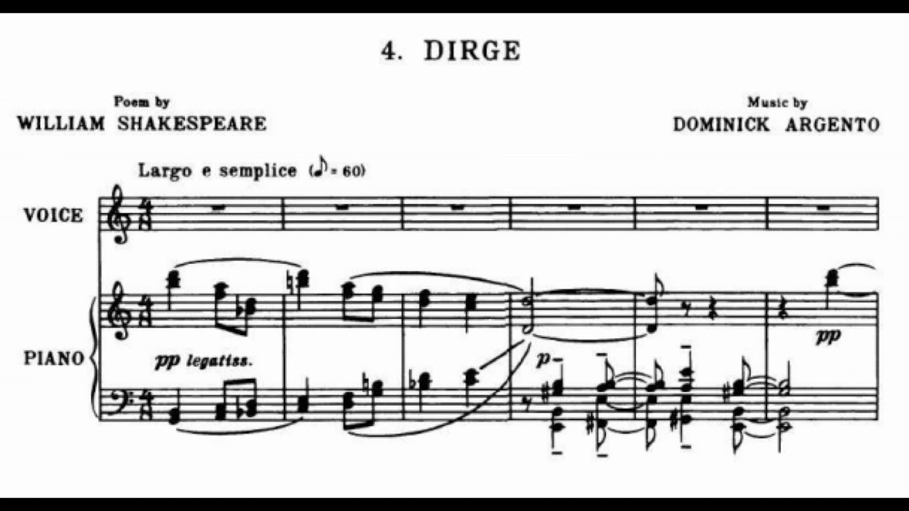 Argento - Six Elizabethan Songs