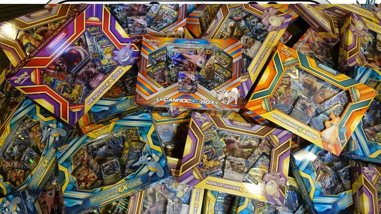 Opening 50 Pokemon EX & GX Boxes