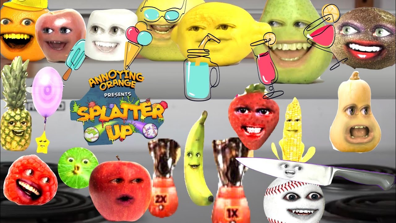 Annoying Orange splatter up