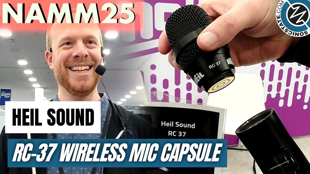 NAMM 2025: капсюль для беспроводного микрофона Heil RC-37