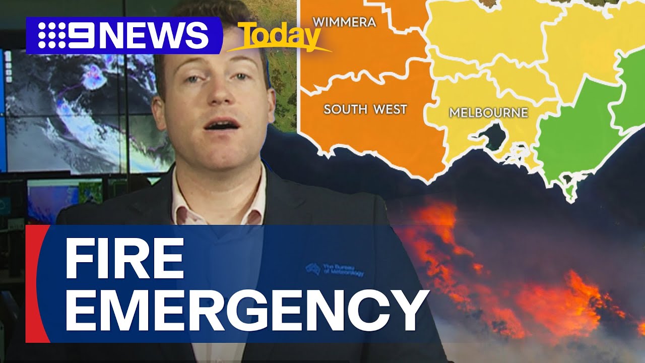 Victorian residents warned of extreme fire conditions | 9 News Australia