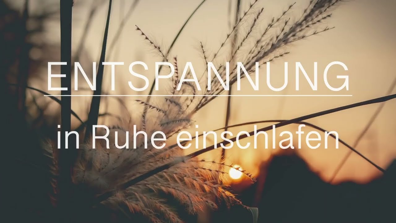 Meditation zum Einschlafen | tiefe Ruhe und Entspannung | 10 Minuten Anleitung & Musik
