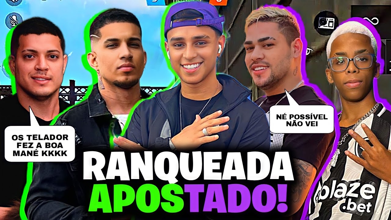 RANQUEADA APOSTADO! NOBRU SALVOU HUDSON SEM QUERER KKK TELADORES AJUDARAM! CEROL E RACHA ZOOU BOCA