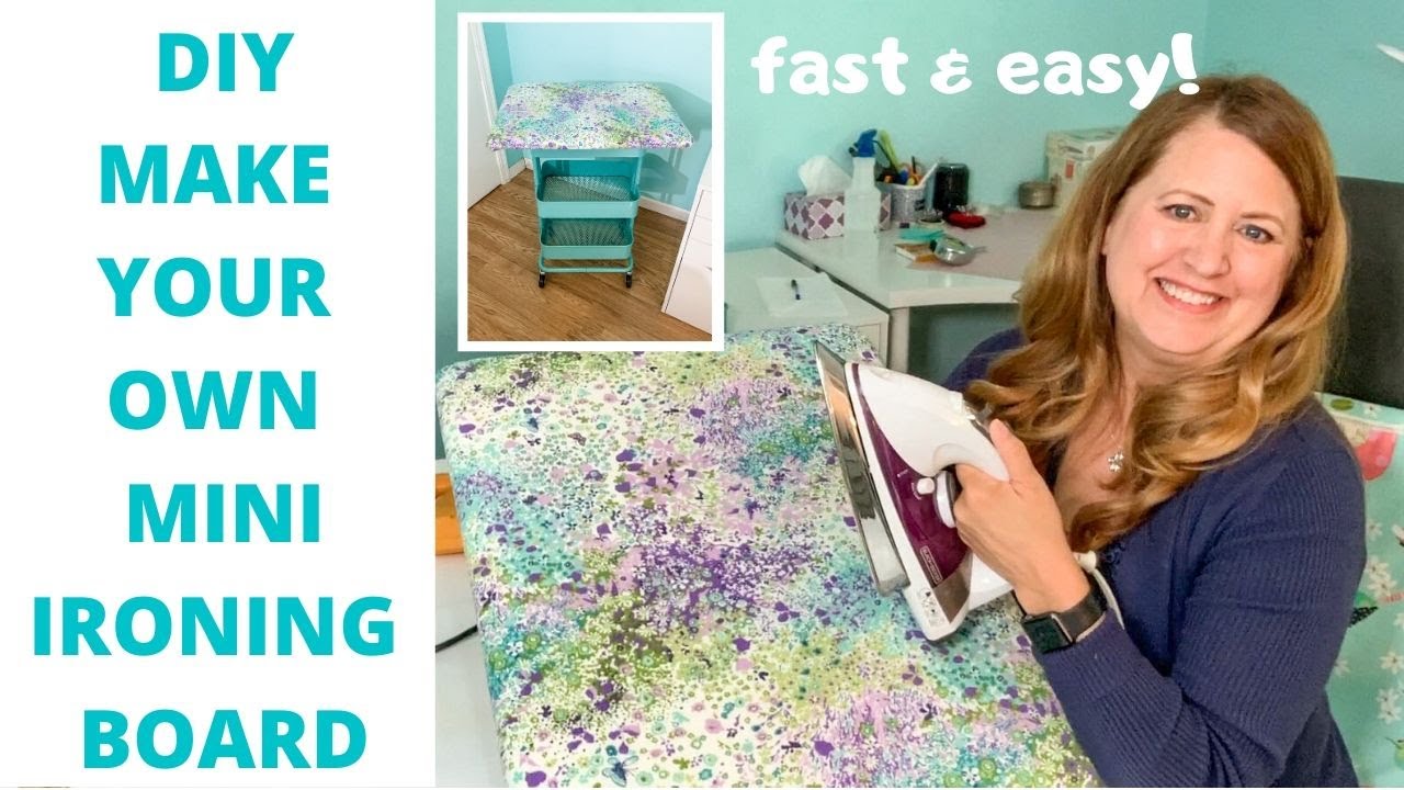 DIY MAKE YOUR OWN MINI IRONING BOARD   CUTE