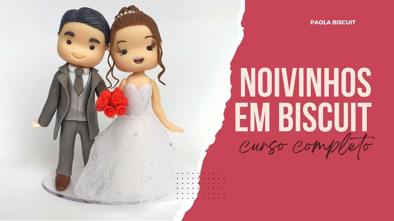 aula 2 - SAPATO DO NOIVO - como fazer sapatinho social em biscuit - curso de noivinhos