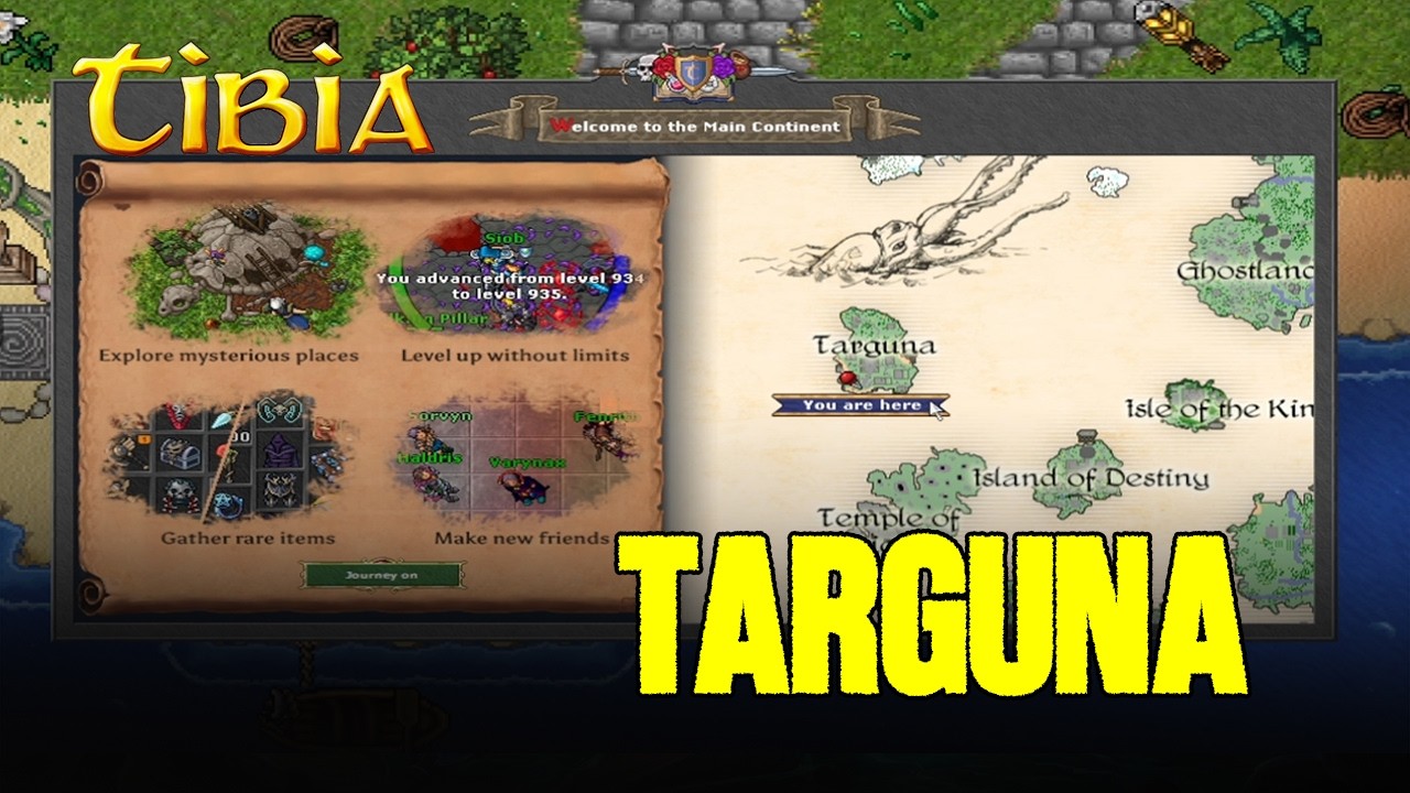 CO CIPSOFT ZASKOCZYŁ, NOWA WYSPA! - TIBIA - New Targuna Island - TARGUNA QUEST