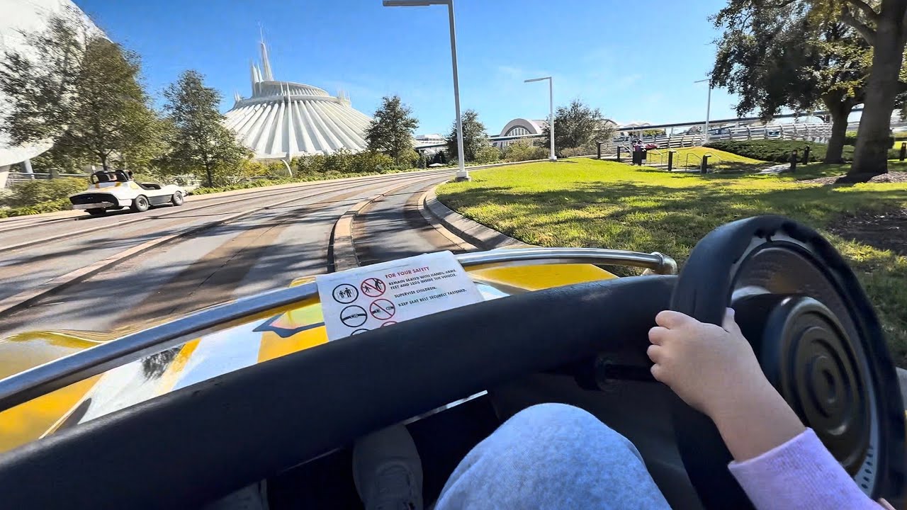 4K POV Tomorrowland Speedway @ Disney’s Magic Kingdom