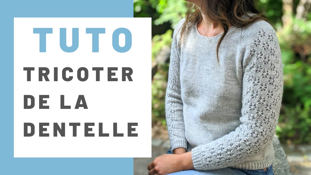 Tricoter de la dentelle - Motif étoile