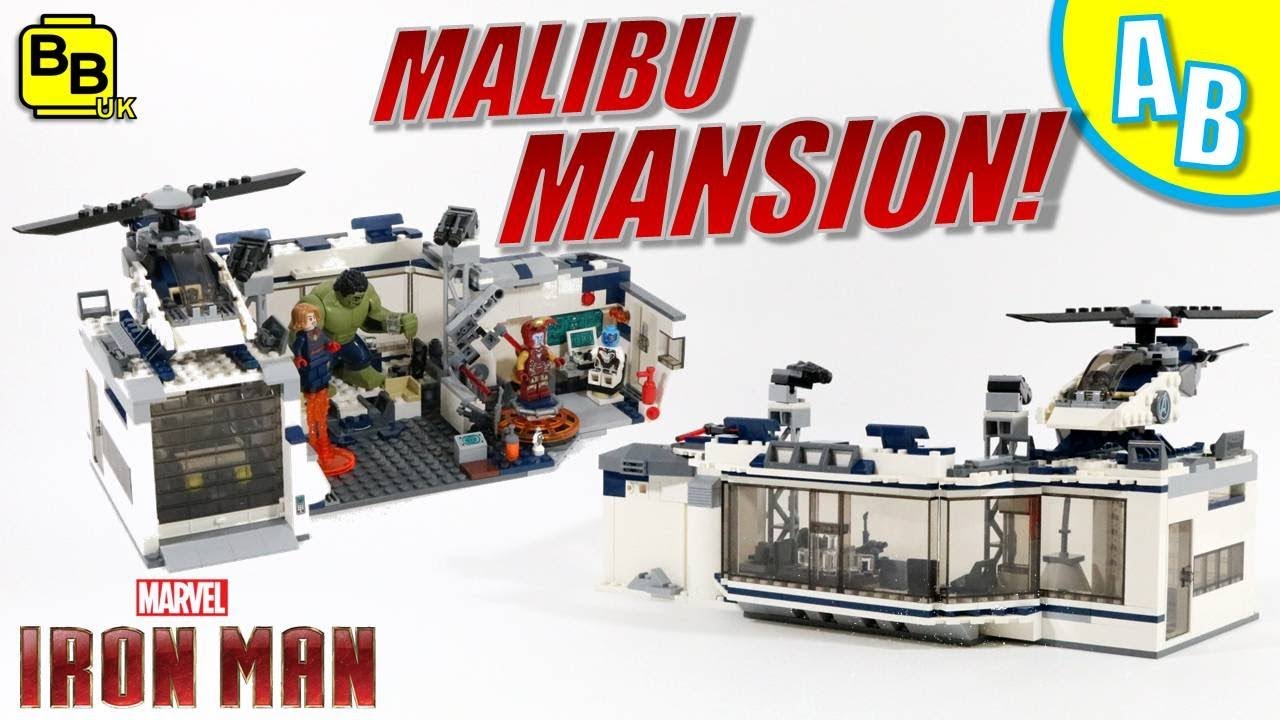 LEGO IRON MAN MALIBU MANSION 76131 ALTERNATIVE BUILD