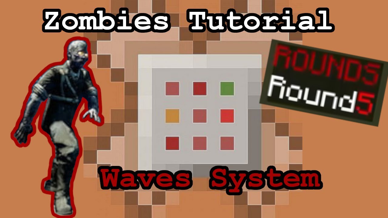 Minecraft Cod Zombies Round System Command Block Tutorial | Xbox One, PS4, Windows 10, MCPE
