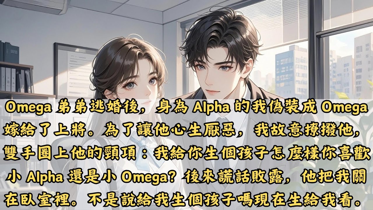 Omega 弟弟逃婚後，身為 Alpha 的我偽裝成 Omega 嫁給了上將。為了讓他心生厭惡，我