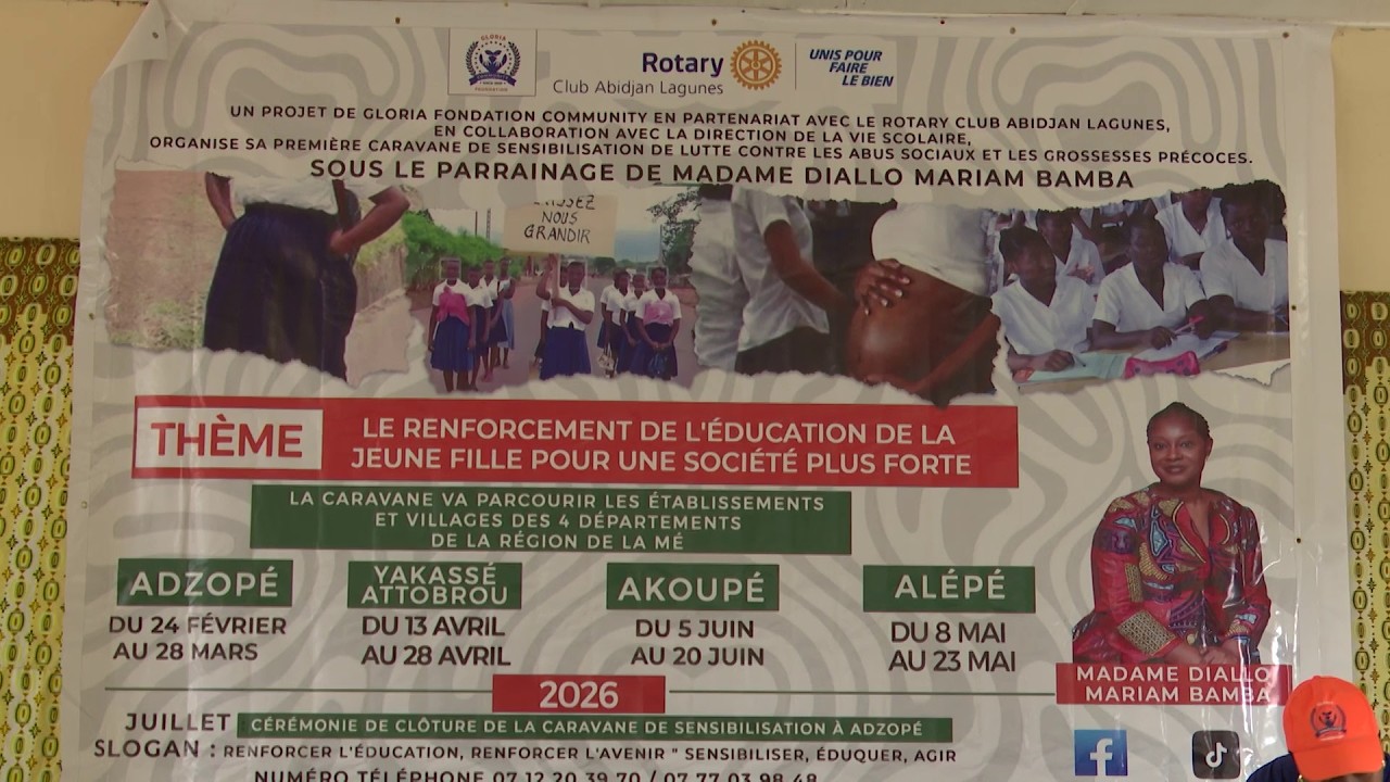 Adzopé mobilisée contre les grossesses précoces en milieu scolaire