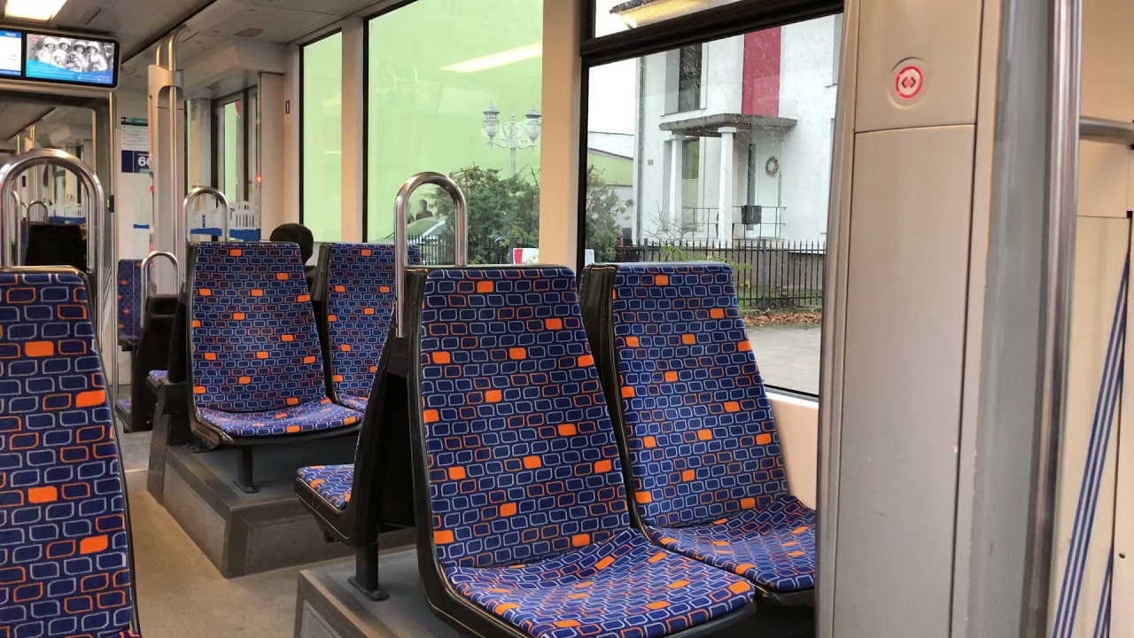Mitfahrt auf der Linie 6 von Arheilgen Dreieichweg bis Maulbeerallee | Straßenbahn Darmstadt