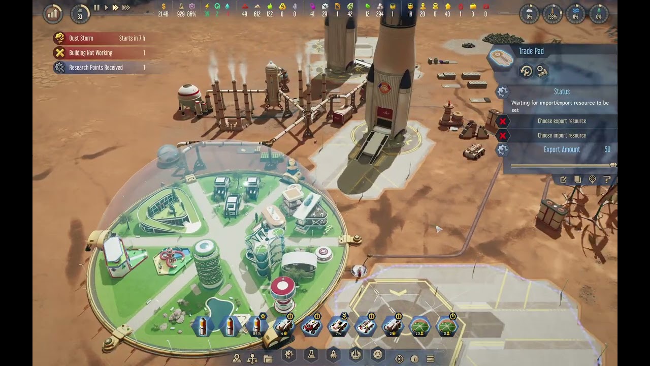 Surviving Mars Relaunched EP 3: New dome and planning the capital