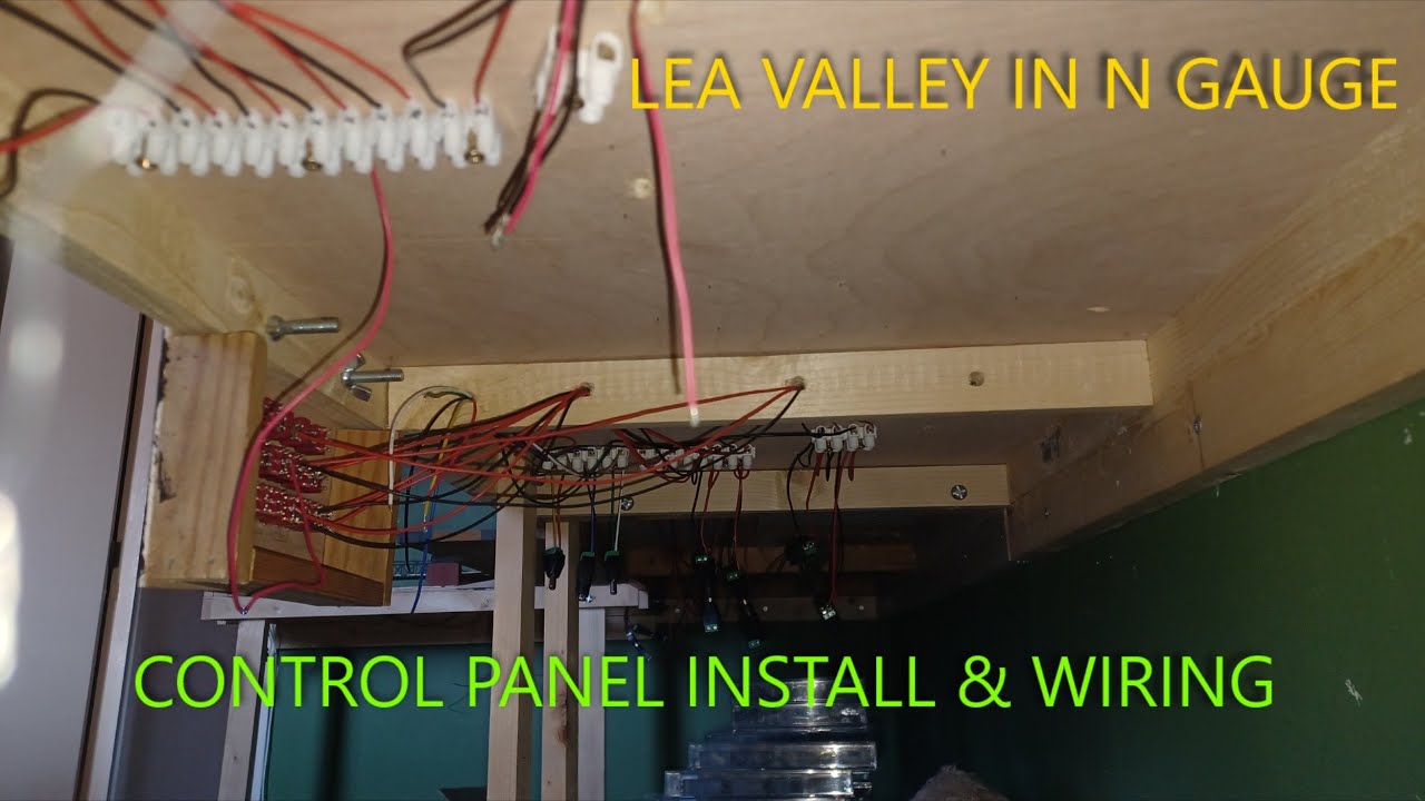 Lea Valley In N Gauge - 018 - Control Panel & Wiring