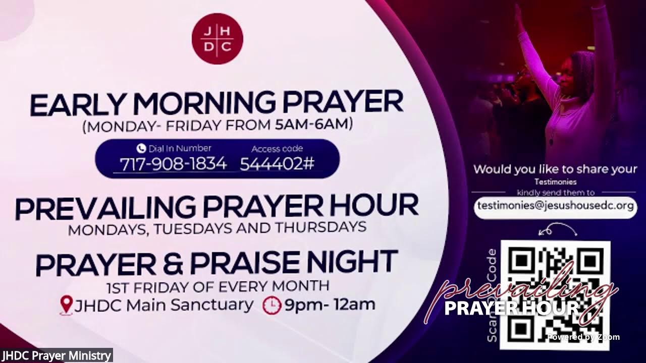 JHDC - Prevailing Prayer Hour