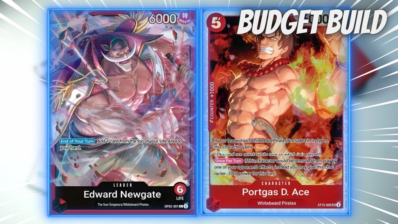 Budget Whitebeard/Newgate Deck Profile ST15 I One Piece TCG