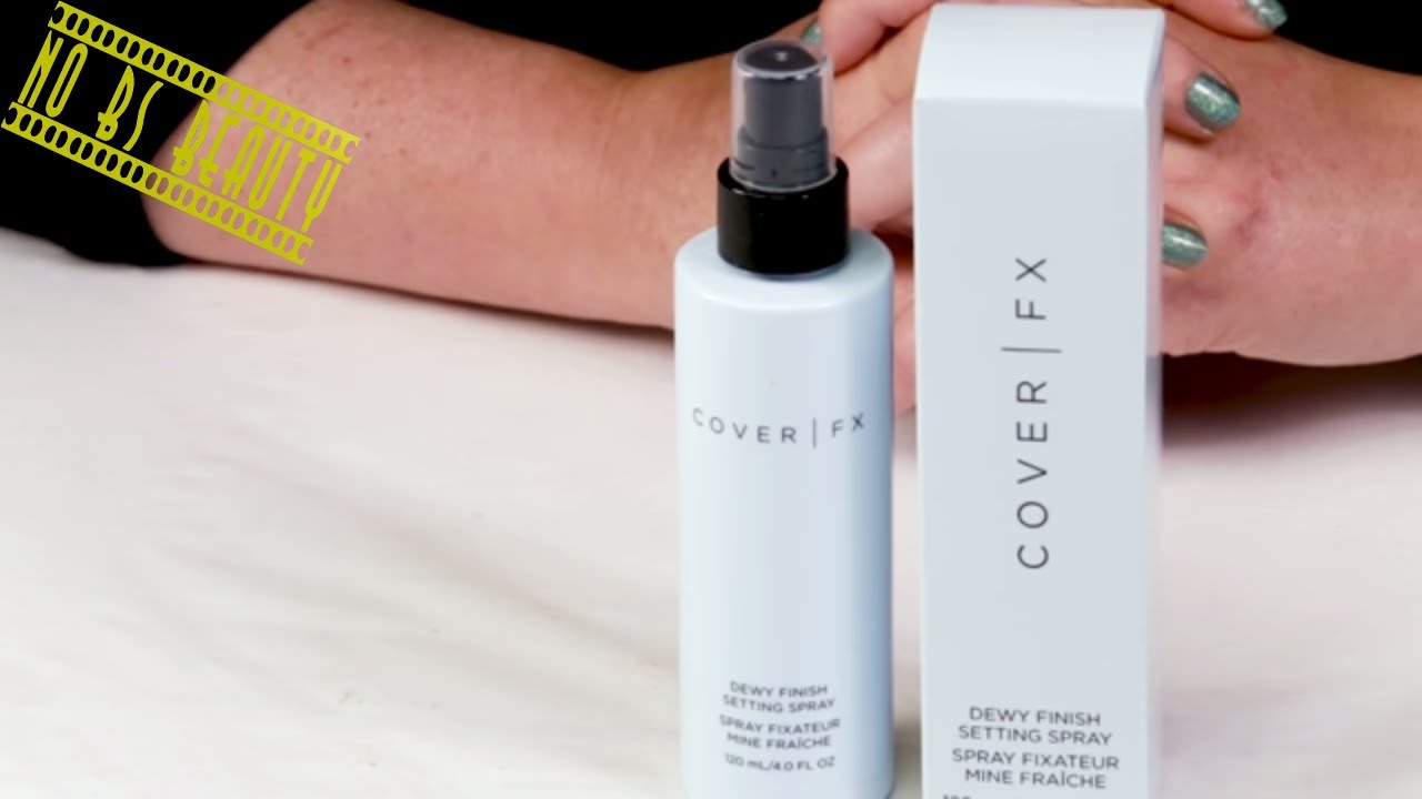 Cover FX 🆕Dewy Finish Setting Spray Review Swatch and Demonstration