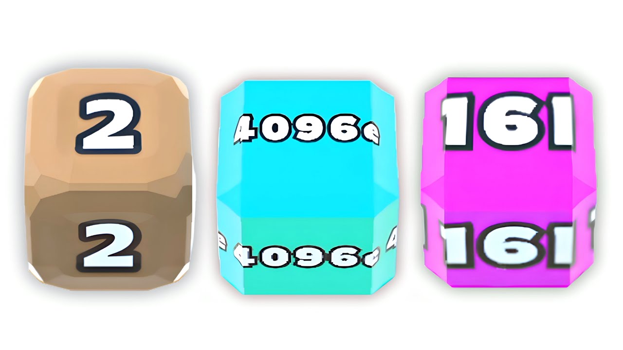 Jelly Run 2048 ULTIMATE Gameplay | 3 Shape Play Showdown! | 128M vs 4096e vs 16l Race