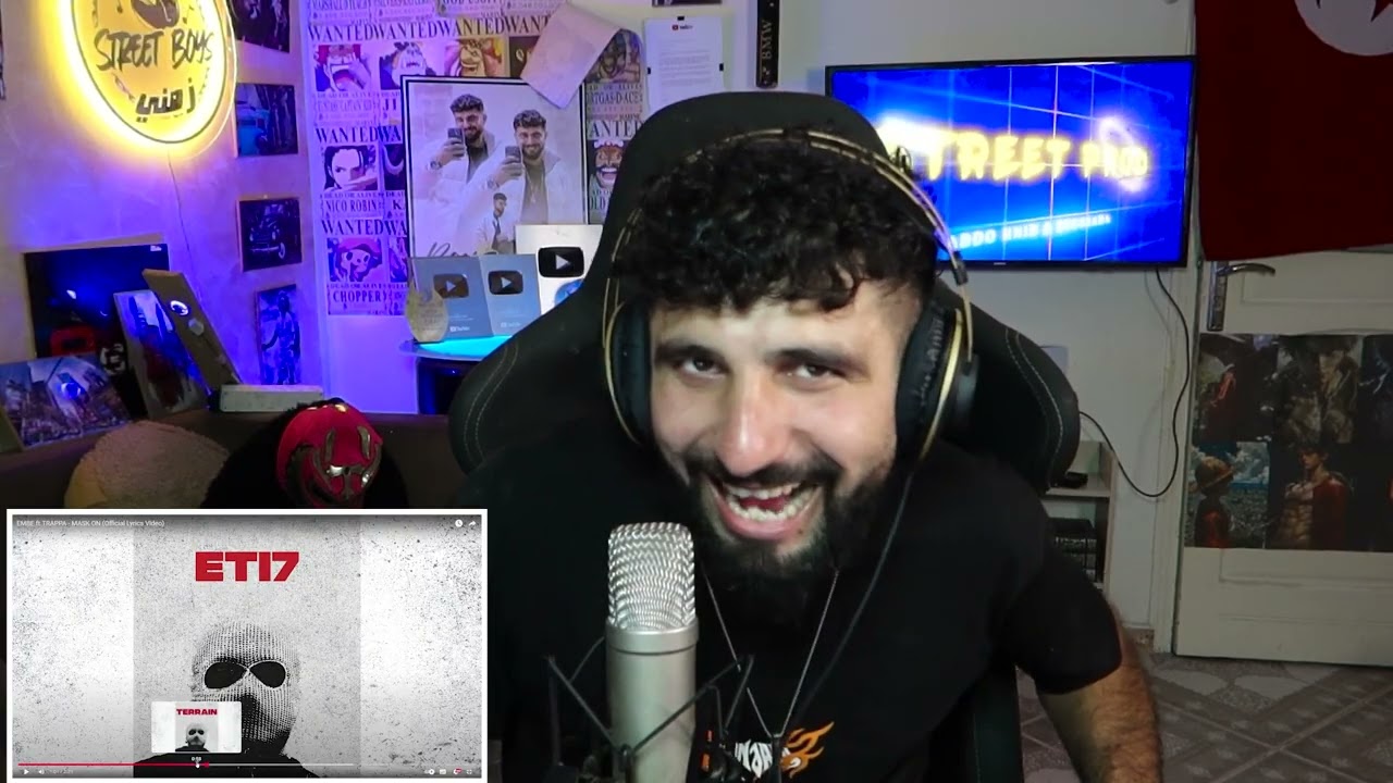 👌BOUSSADAT REACTION ❤ EMBE ft.TRAPPA - MASK ON