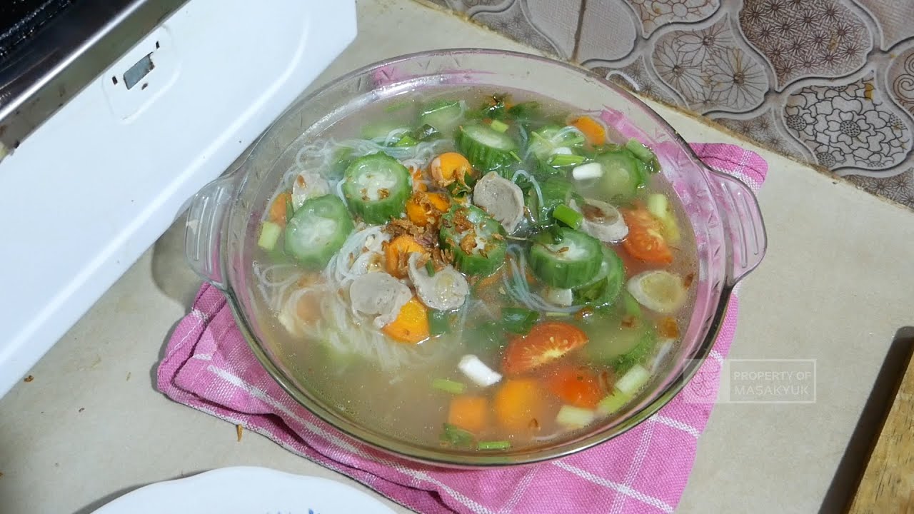 RESEP SUP OYONG SOUN ENAK & SEGAR! Kuah Bening Sehat, Anti Gagal & Cepat (Menu Diet & Harian)