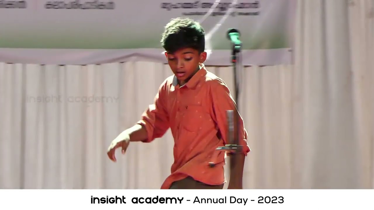 ARABIC MONO ACT | ABAAN MEHABOOB | ANNUAL DAY 2023 | INSIGHT ACADEMY