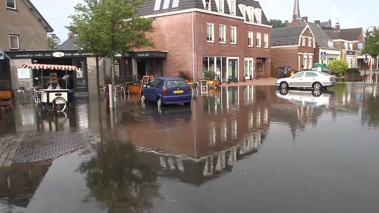 Wateroverlast na hevige regenval