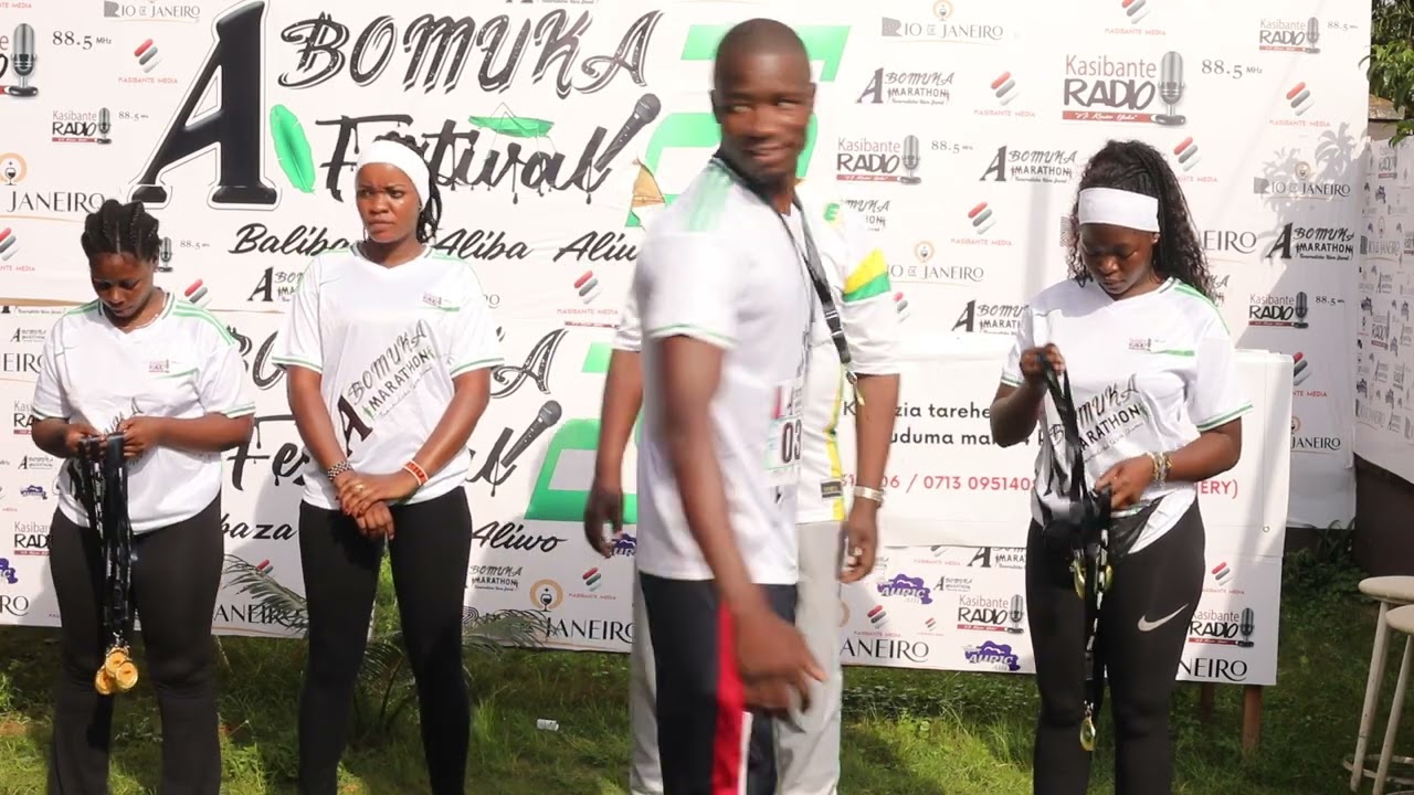 ABOMUKA MARATHON ILIVYOFANA NA KUITIMISHWA HQ KASIBANTE FM RADIO.