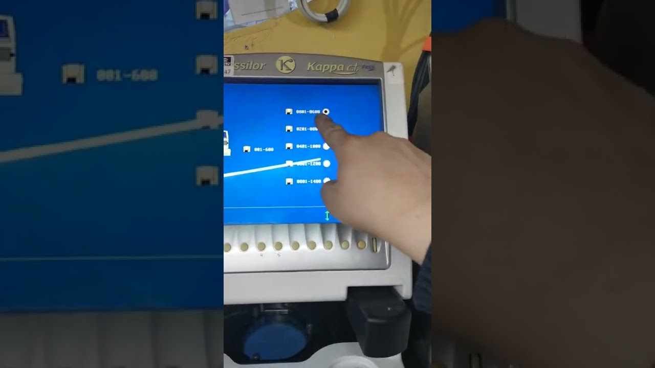 Programmer une machine Essilor Kappa avec un nouveau scan
